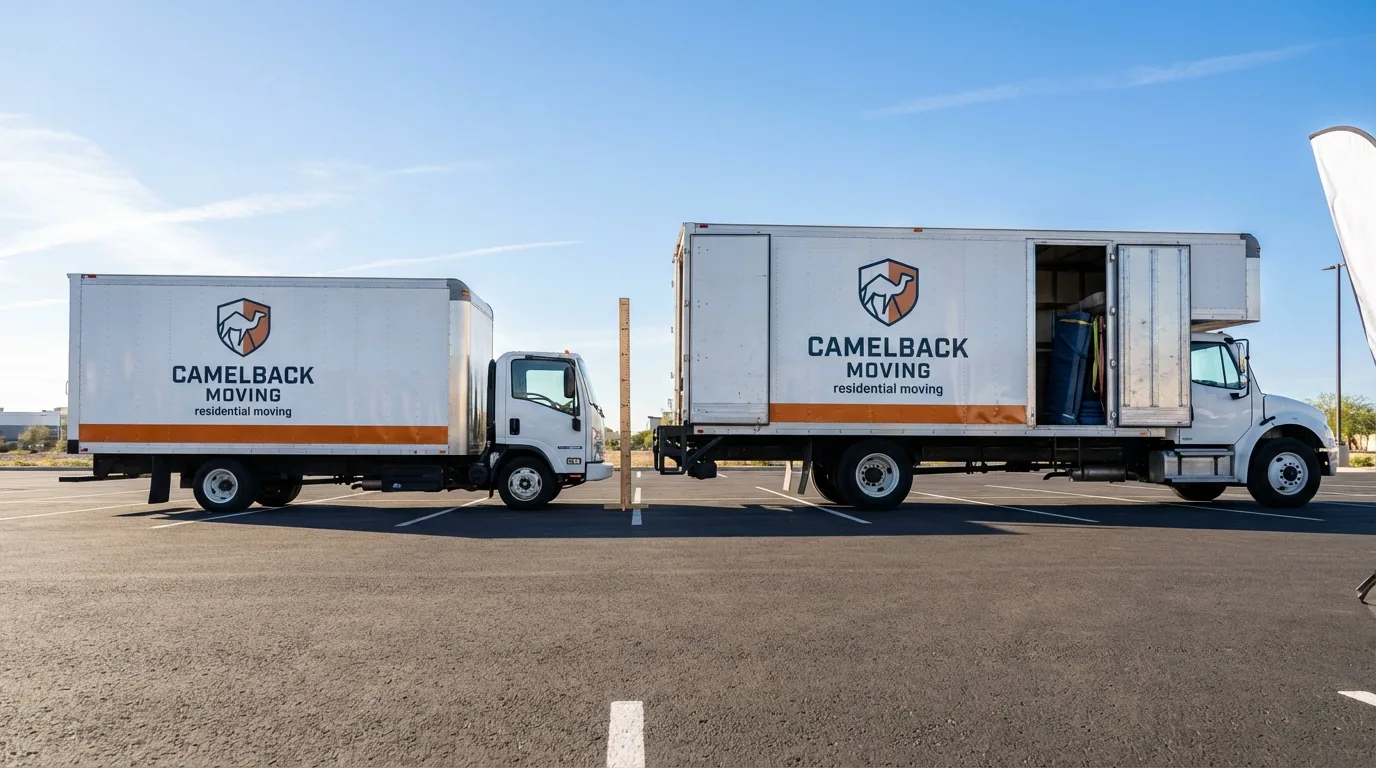 Moving truck size capacity guide in Red Lake Falls